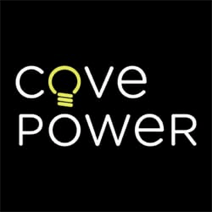Cove Power logo with lightbulb icon