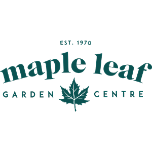 Maple Leaf Garden Centre logo with maple leaf