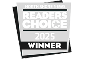 North Shore News Readers Choice Awards 2025 badge