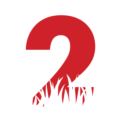 Red number two with dripping paint effect